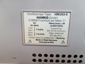 Thumbnail image of 8x Laboratory Oscilloscopes - Hameg, Tektronix, iso-Tech, Jiwatsu, Gould Job Lot