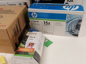 Thumbnail image of Lot of Genuine Printer Toner Ink Cartridges - HP Laserjet, Xereox, Epson Brother