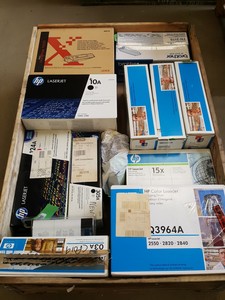 Thumbnail image of Lot of Genuine Printer Toner Ink Cartridges - HP Laserjet, Xereox, Epson Brother