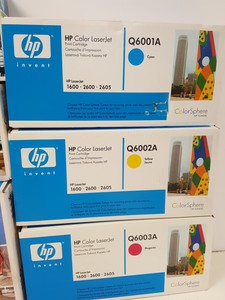 Thumbnail image of Lot of Genuine Printer Toner Ink Cartridges - HP Laserjet, Xereox, Epson Brother