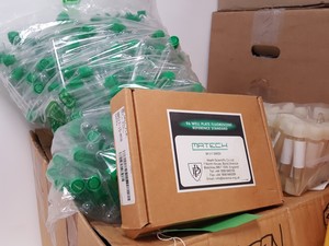 Thumbnail image of Large Lot of Plastic Laboratory Consumables - Microplates, Tubes,  Pipette Tips 