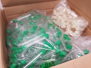 Thumbnail image of Large Lot of Plastic Laboratory Consumables - Microplates, Tubes,  Pipette Tips 