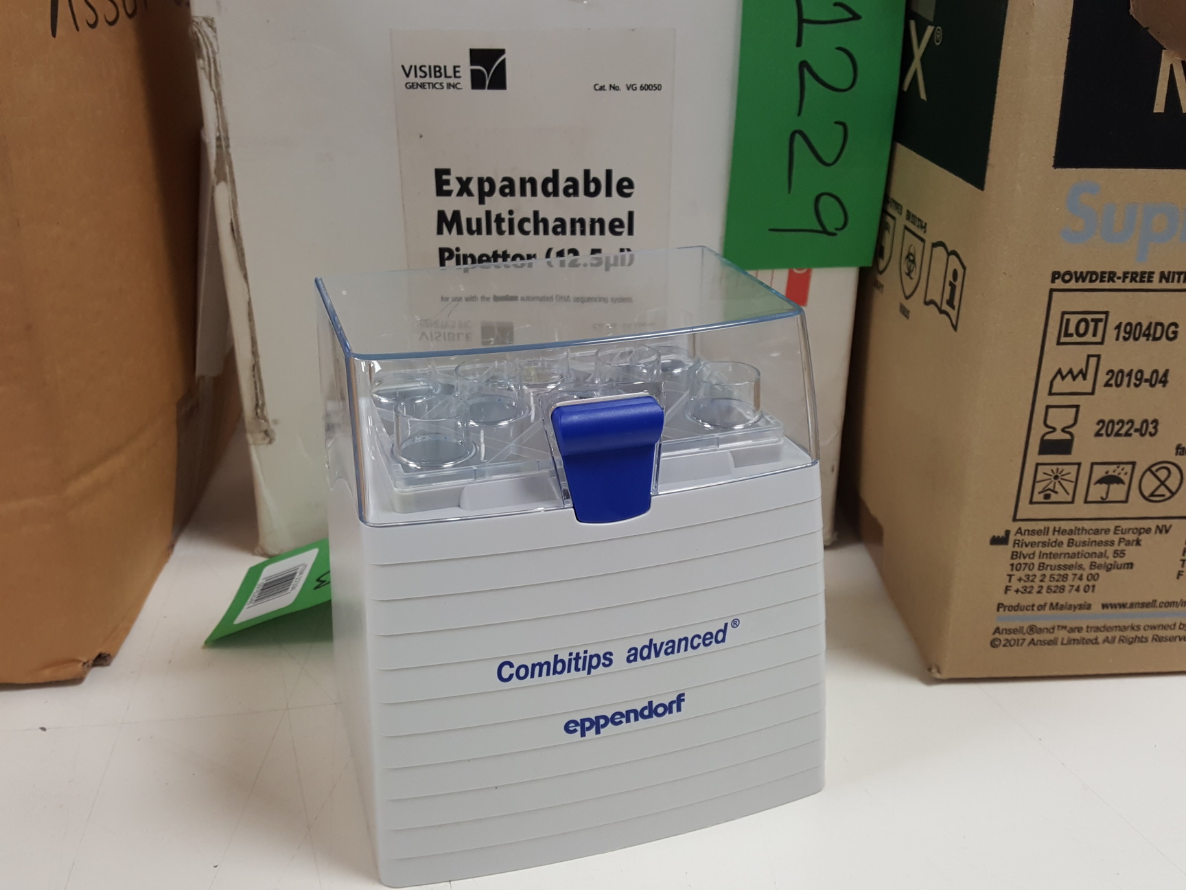 Image of Large Lot of Plastic Laboratory Consumables - Microplates, Tubes,  Pipette Tips 