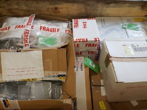 Thumbnail image of Large Lot of Plastic Laboratory Consumables - Microplates, Tubes,  Pipette Tips 