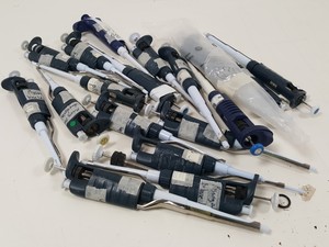 Thumbnail image of Large Lot of Laboratory Pipettes, Pipettors, Automatic - Gilson, Corning Job Lot