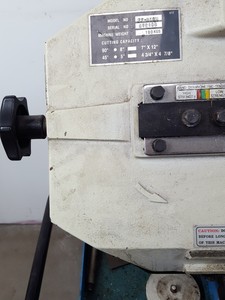 Thumbnail image of Chester UK 8" Metal Cutting Bandsaw  Model: RF-812N - Band Saw