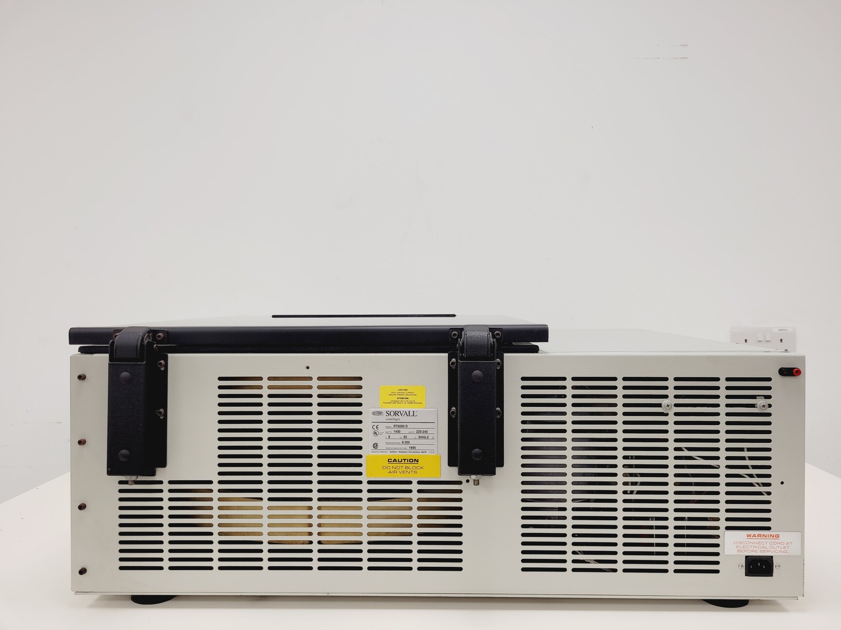 Image of Sorvall Centrifuge RT6000 D w/ 3600rpm Rotor, Buckets & Inserts Lab