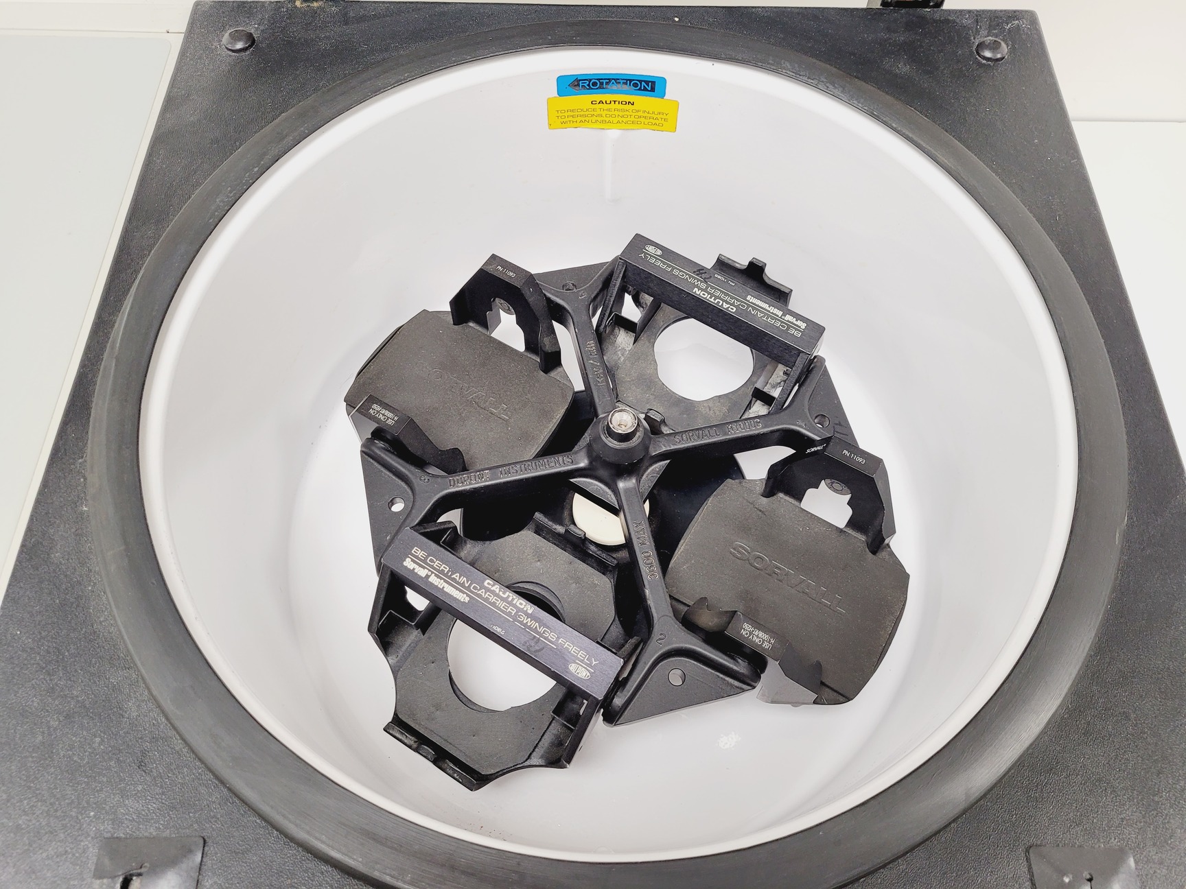 Image of Sorvall Centrifuge RT6000 D w/ 3600rpm Rotor, Buckets & Inserts Lab