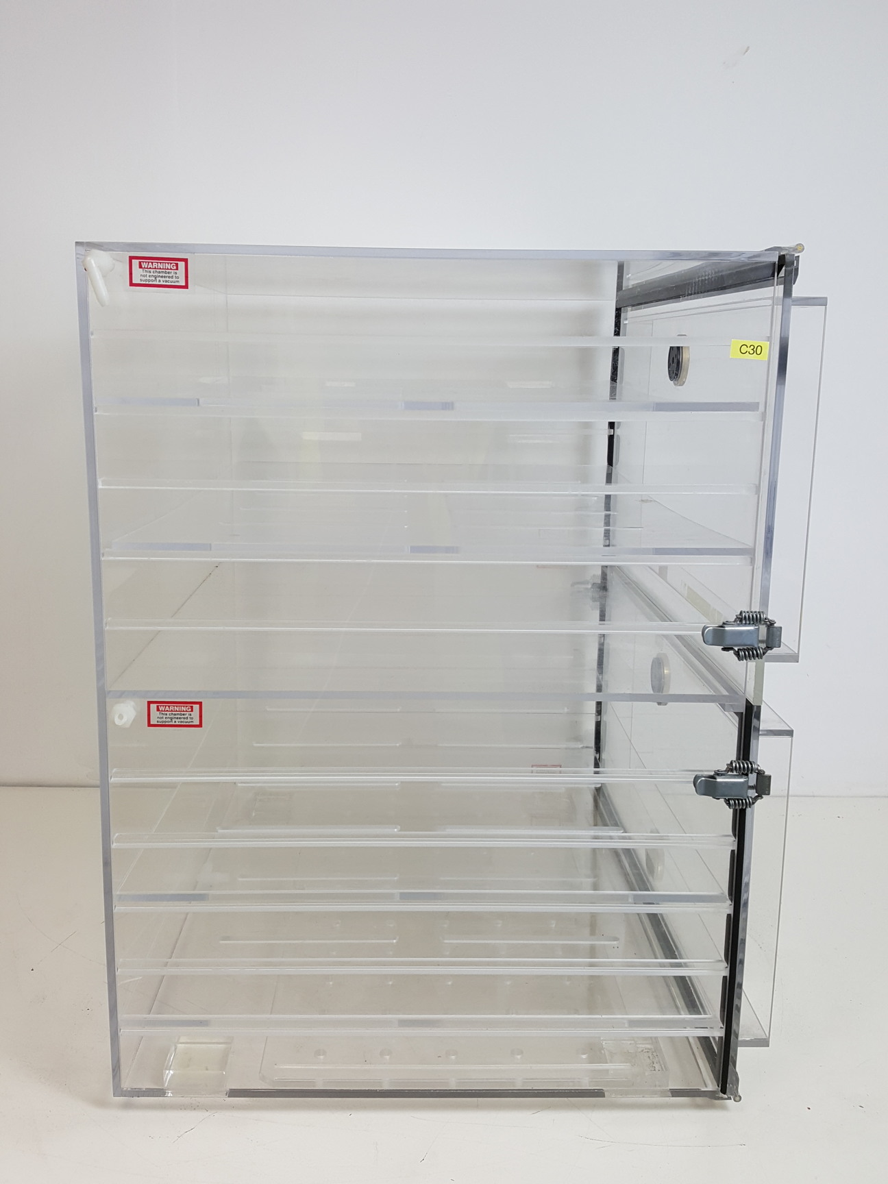 Image of Plas Labs Acrylic Desiccator Cabinet  Model - 863-CG Lab
