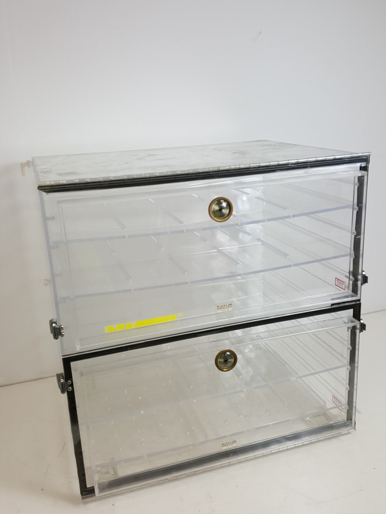 Image of Plas Labs Acrylic Desiccator Cabinet  Model - 863-CG Lab