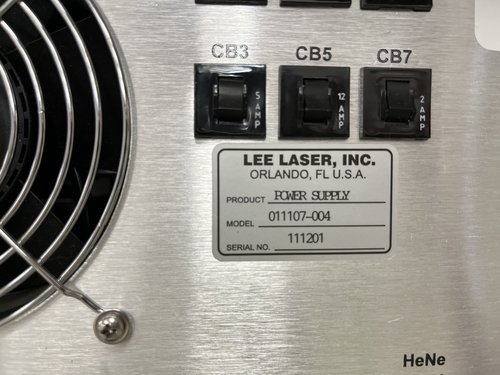 Image of Lee Laser Inc Model  LDP-100TQU/MQU Industrial Laboratory Laser Power Supply Lab
