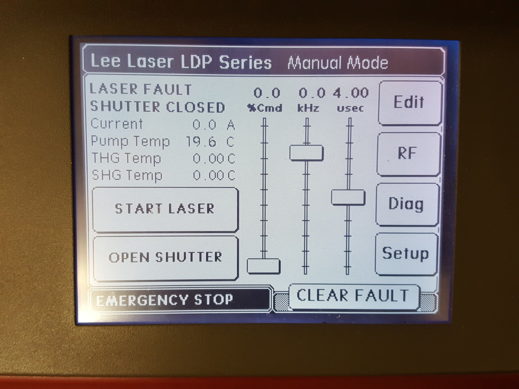 Image of Lee Laser Inc Model  LDP-100TQU/MQU Industrial Laboratory Laser Power Supply Lab
