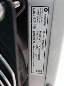 Thumbnail image of Coherent Paladin COMPACT  355-4000 Laboratory Laser with Power Supply Lab