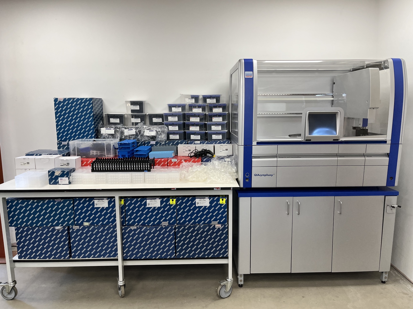 Image of Qiagen QIAsymphony Nucleic Acid Purification System - Sample Preperation Lab