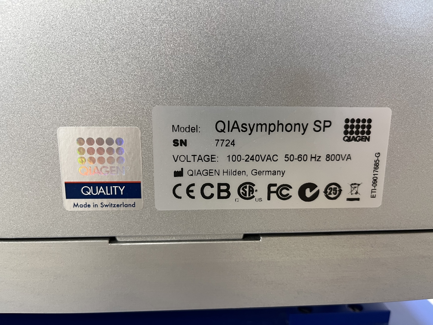 Image of Qiagen QIAsymphony Nucleic Acid Purification System - Sample Preperation Lab