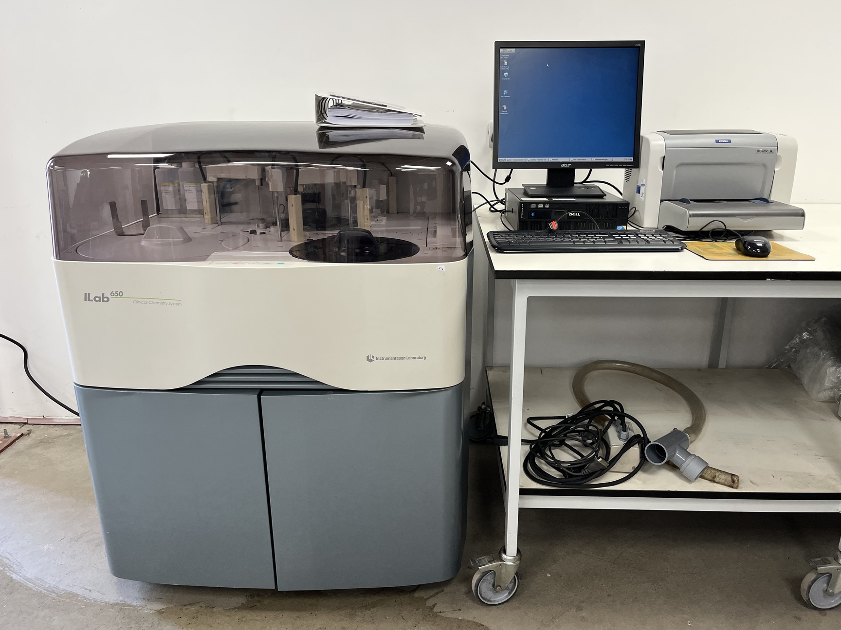 Ilab Bridge ILab 650 Clinical Chemistry System Automatic Biochemistry w/ PC ...