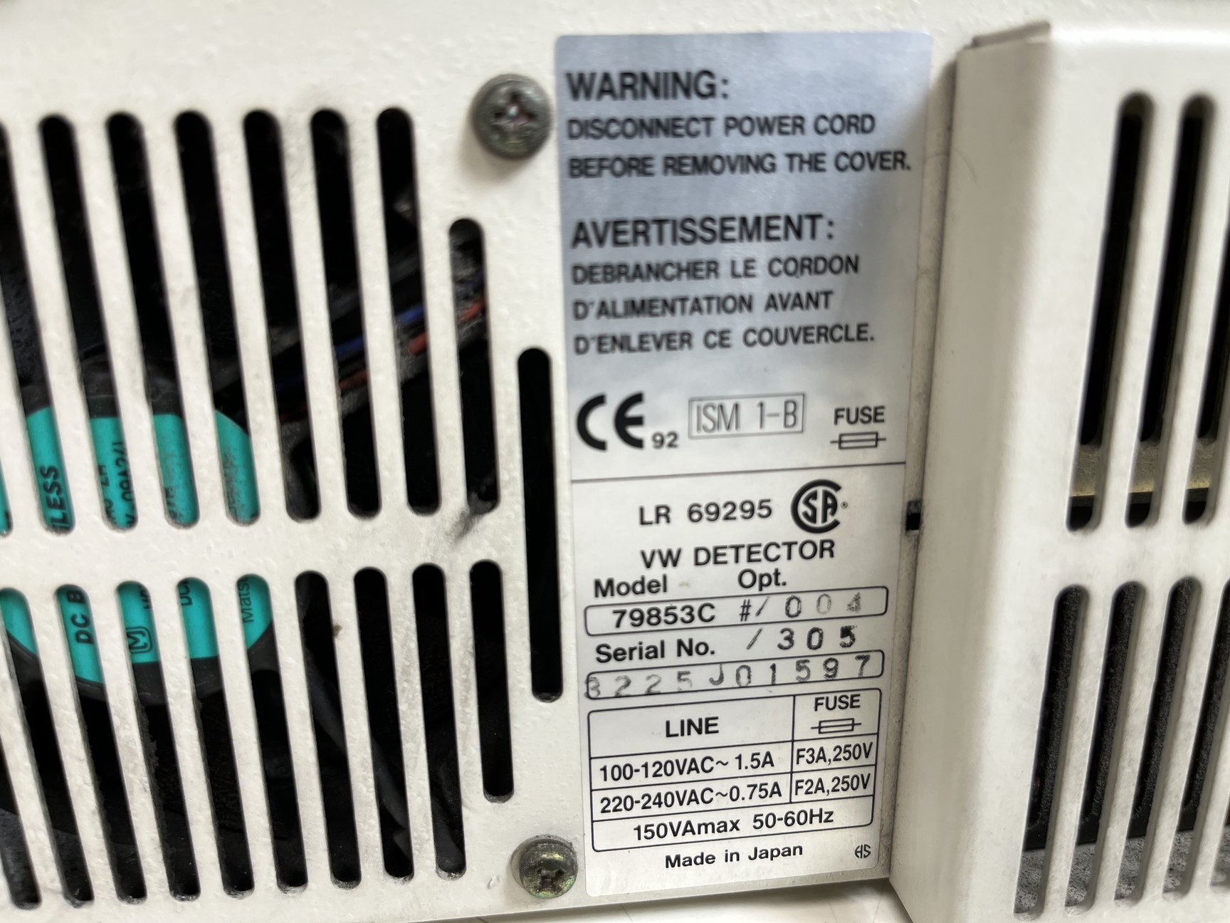 Image of Hewlett Packard 1050 HPLC System with PC & Software Lab