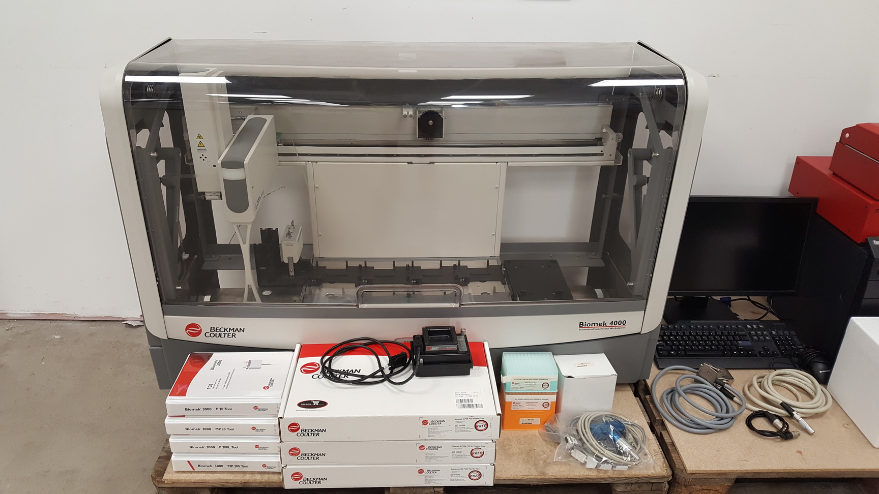 Image of Beckman Coulter Biomek 4000 (2015) Automated Laboratory Workstation PC Software 