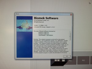 Thumbnail image of Beckman Coulter Biomek 4000 (2015) Automated Laboratory Workstation PC Software 