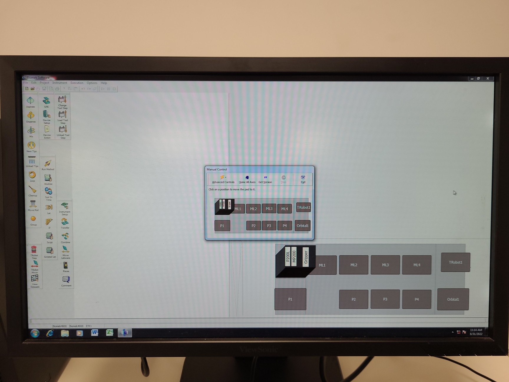 Image of Beckman Coulter Biomek 4000 (2015) Automated Laboratory Workstation PC Software 