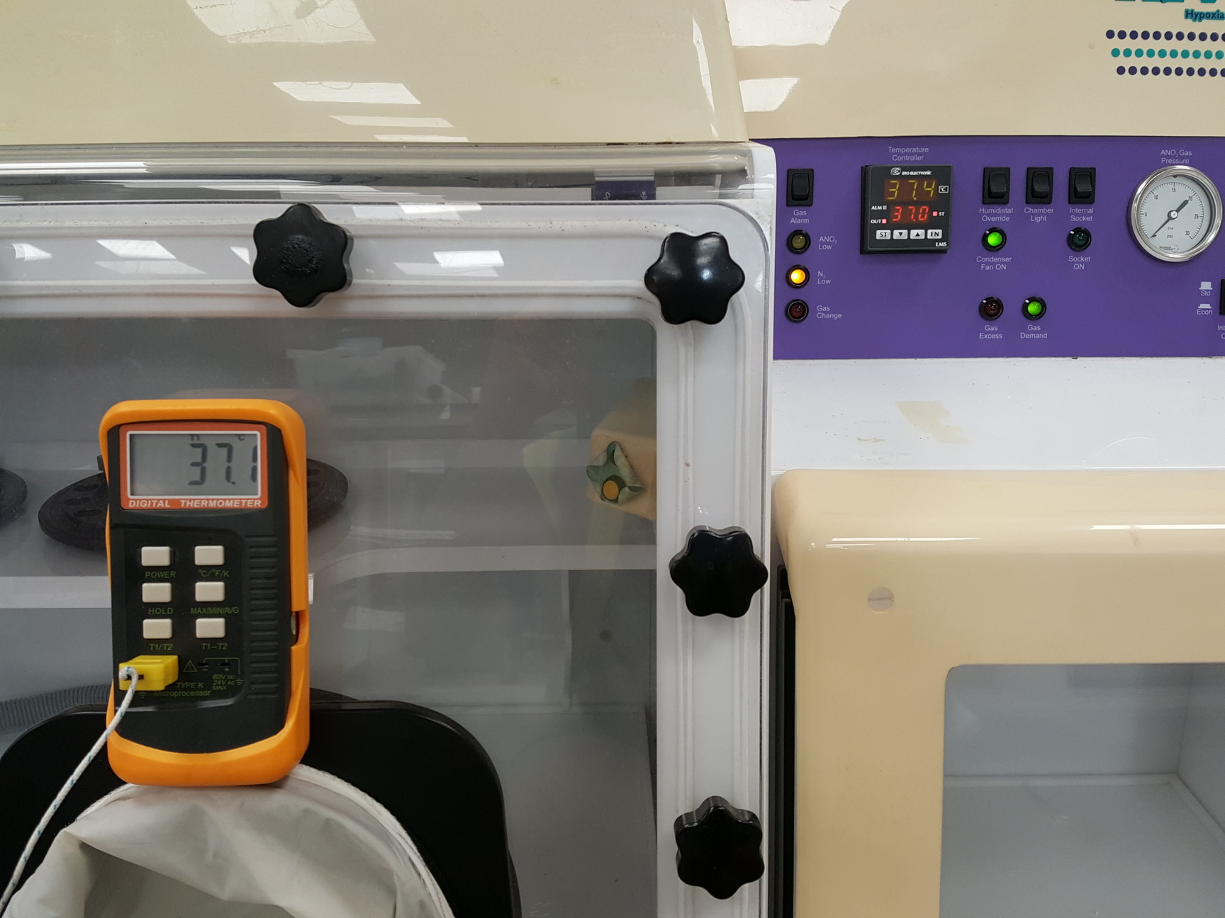 Image of Invivo 2 Hypoxia Workstation 500 w/ Ruskinn Hypoxic Gas Mixer Lab Faulty