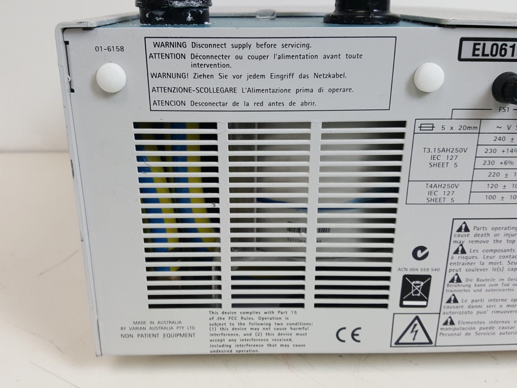 Image of Varian Cary 4000 UV-VIS High Reference Spectrophotometer Lab