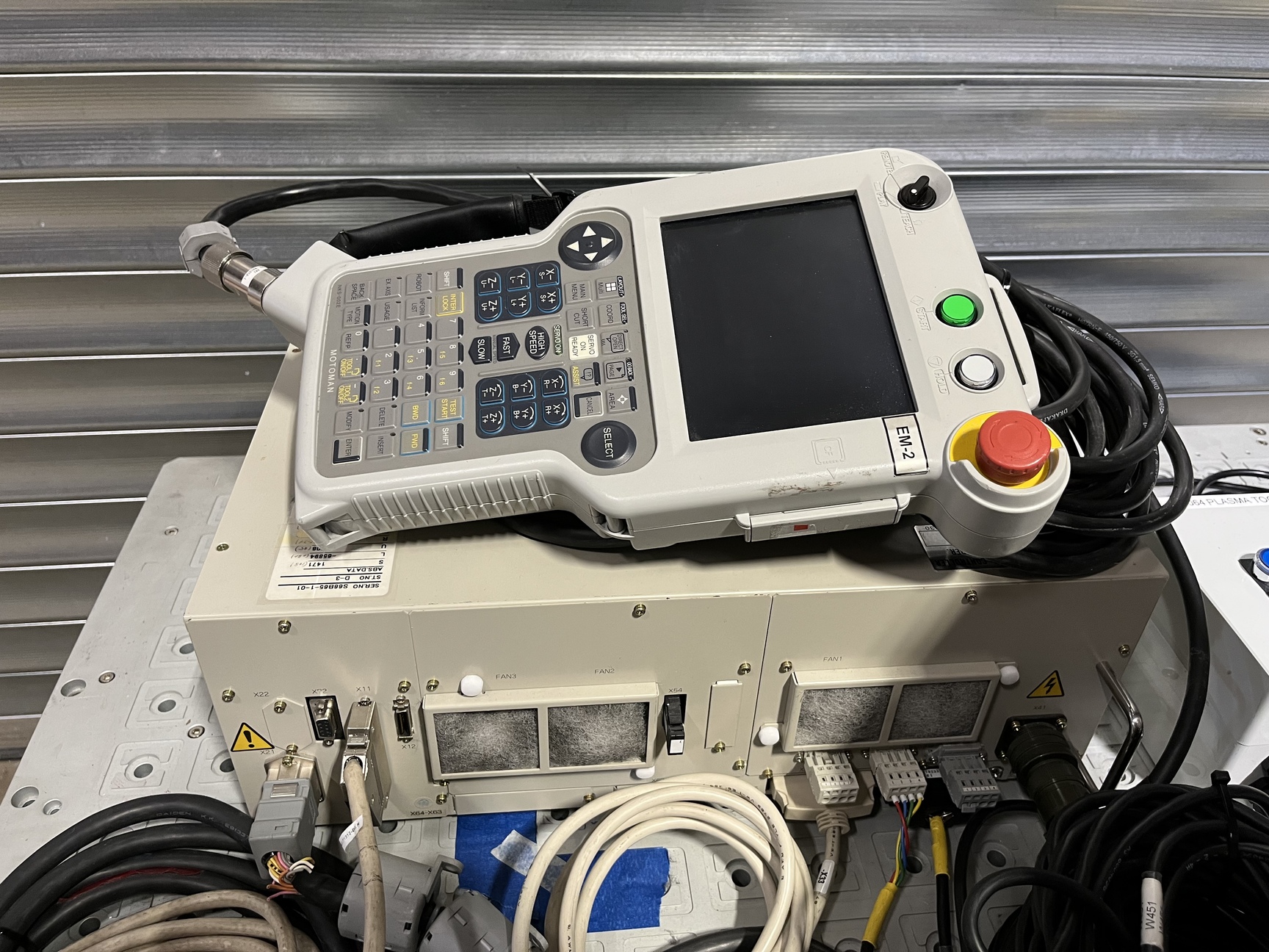 Image of Yaskawa Motoman Robot Robotics Arm + Controller & Safety Caging, YR-HP3XF-B03