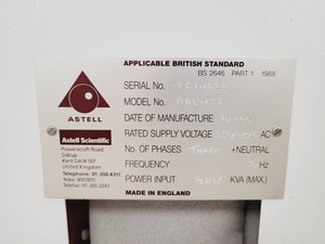 Thumbnail image of Astell Scientific Top Loading Autoclave AACO52 Lab