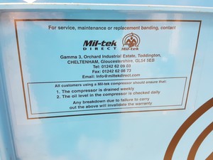 Thumbnail image of Mil-tek Cardboard & Plastic Baler  Model - CP 102 HD