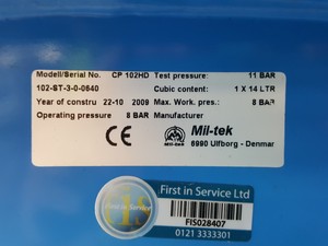 Thumbnail image of Mil-tek Cardboard & Plastic Baler  Model - CP 102 HD