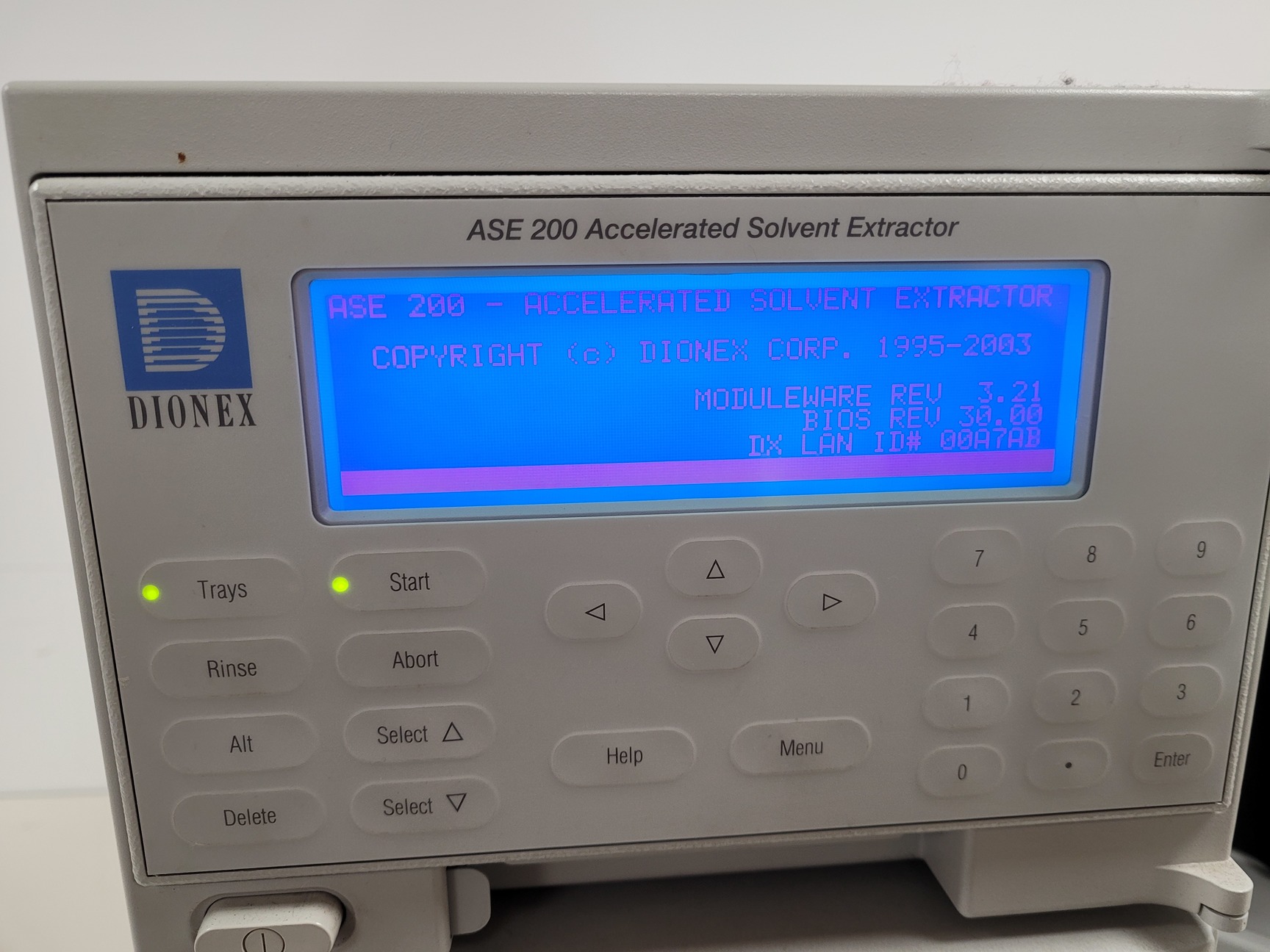 Image of Dionex ASE Accelerated Solvent Extractor Model - ASE 200E Lab