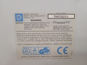 Thumbnail image of Dionex ASE Accelerated Solvent Extractor Model - ASE 200E Lab