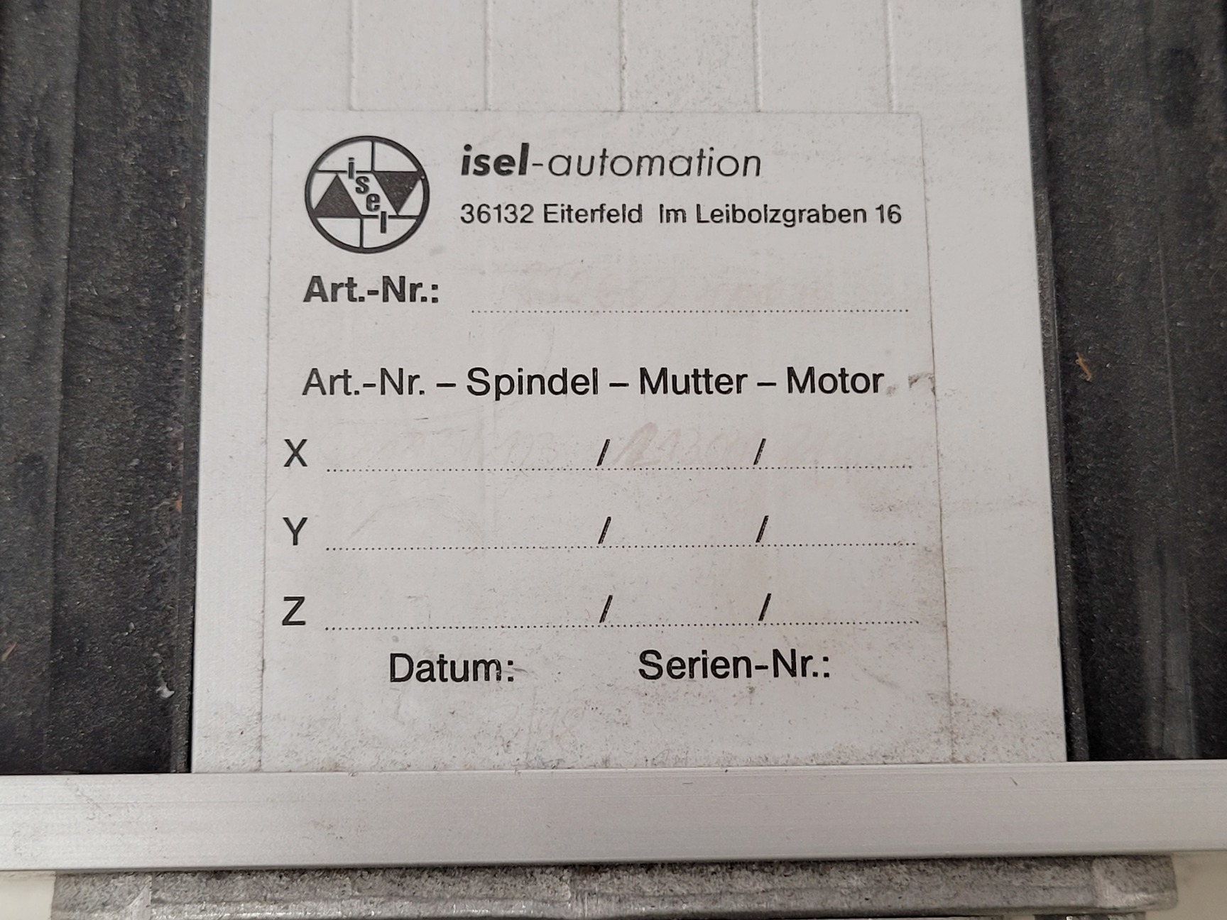 Image of isel Automation Controller C116-4 with Linear Positioners Lab