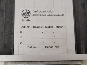 Thumbnail image of isel Automation Controller C116-4 with Linear Positioners Lab