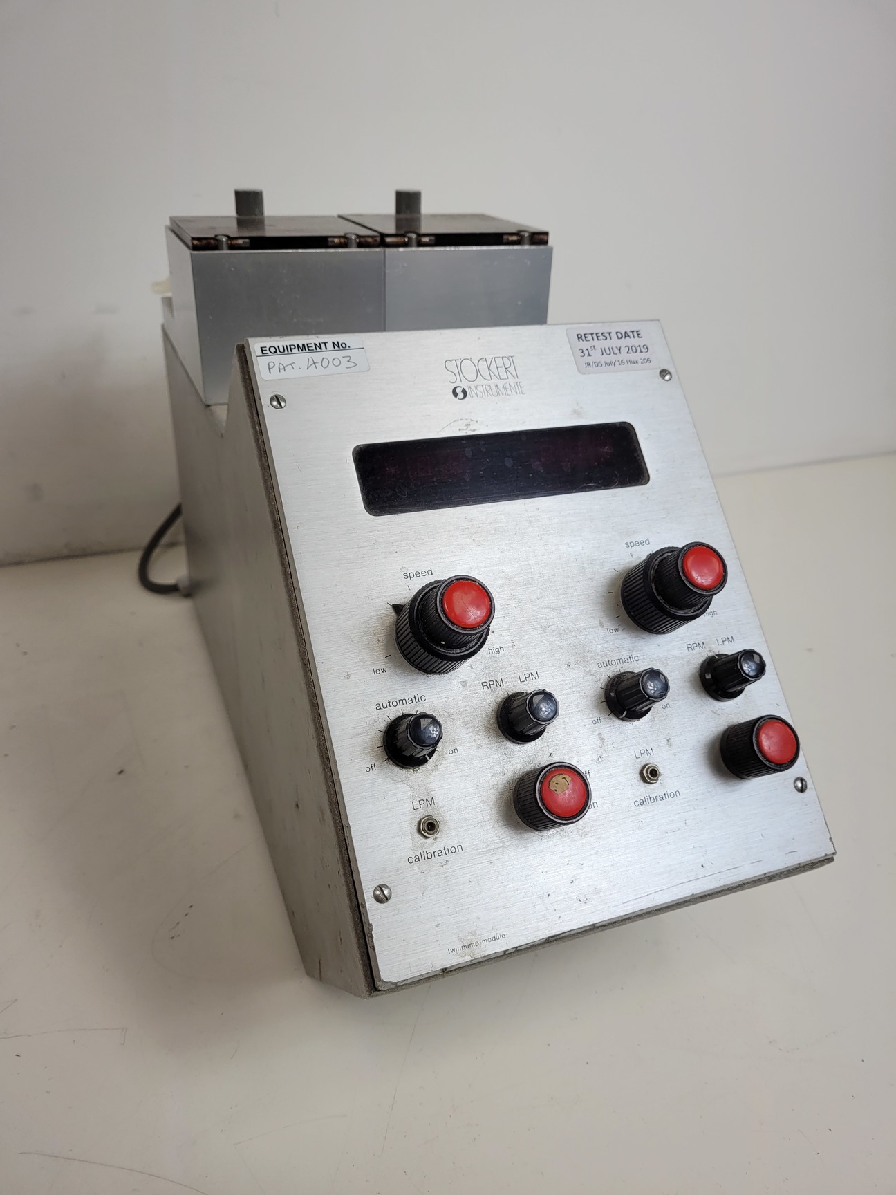 Image of Stockert Instruments Peristaltic Pump  Model - 10-20-00 Lab