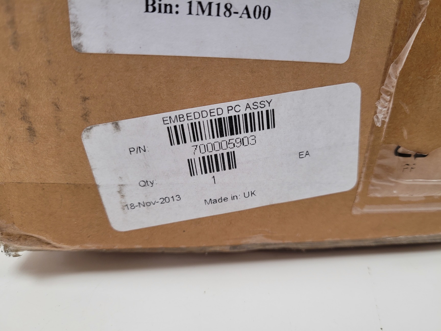 Image of Waters Embedded PC ASSY  Part no. AMI-WAT-12G003  Cust Part no. 700005903 Lab