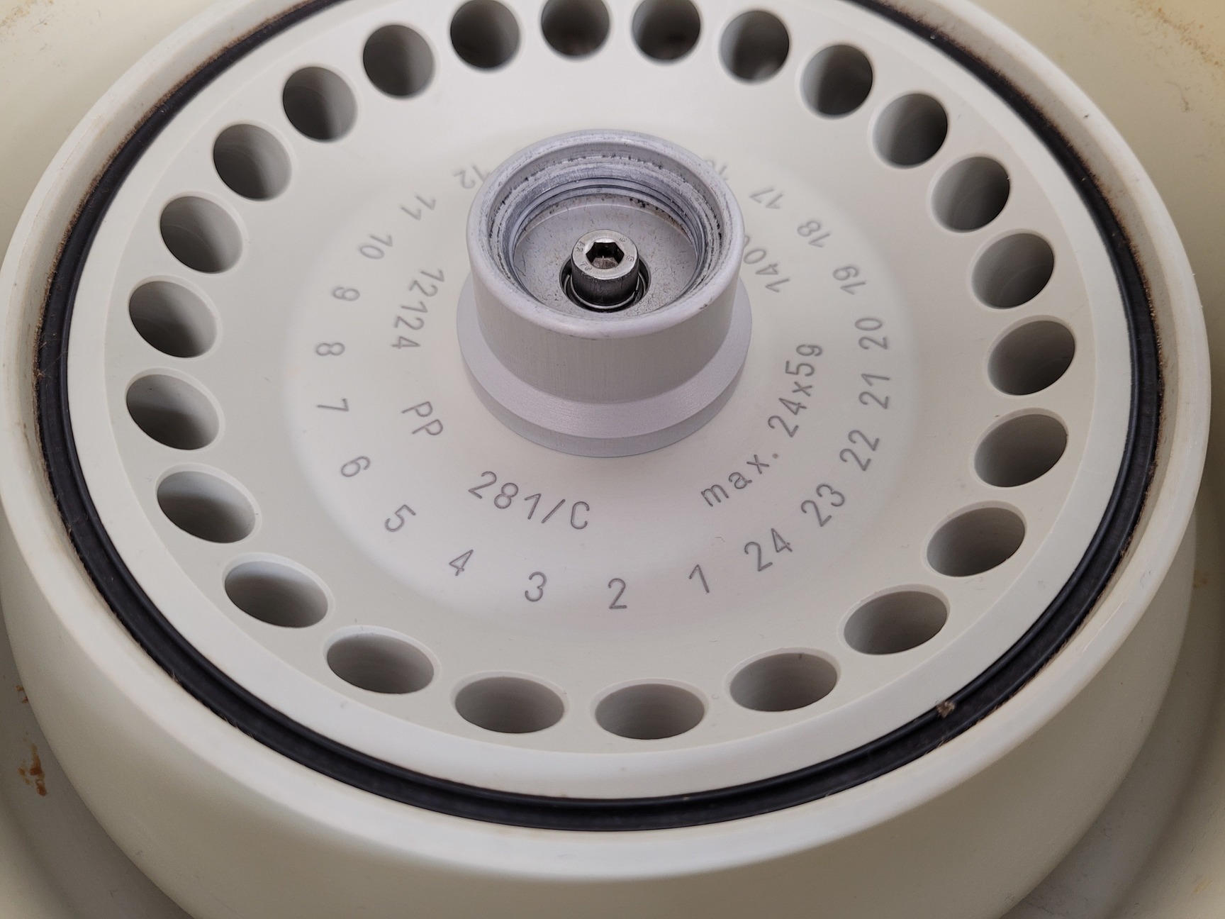Image of Sigma Benchtop Laboratory Centrifuge  Model - 1-15 with Rotor 12124 Lab