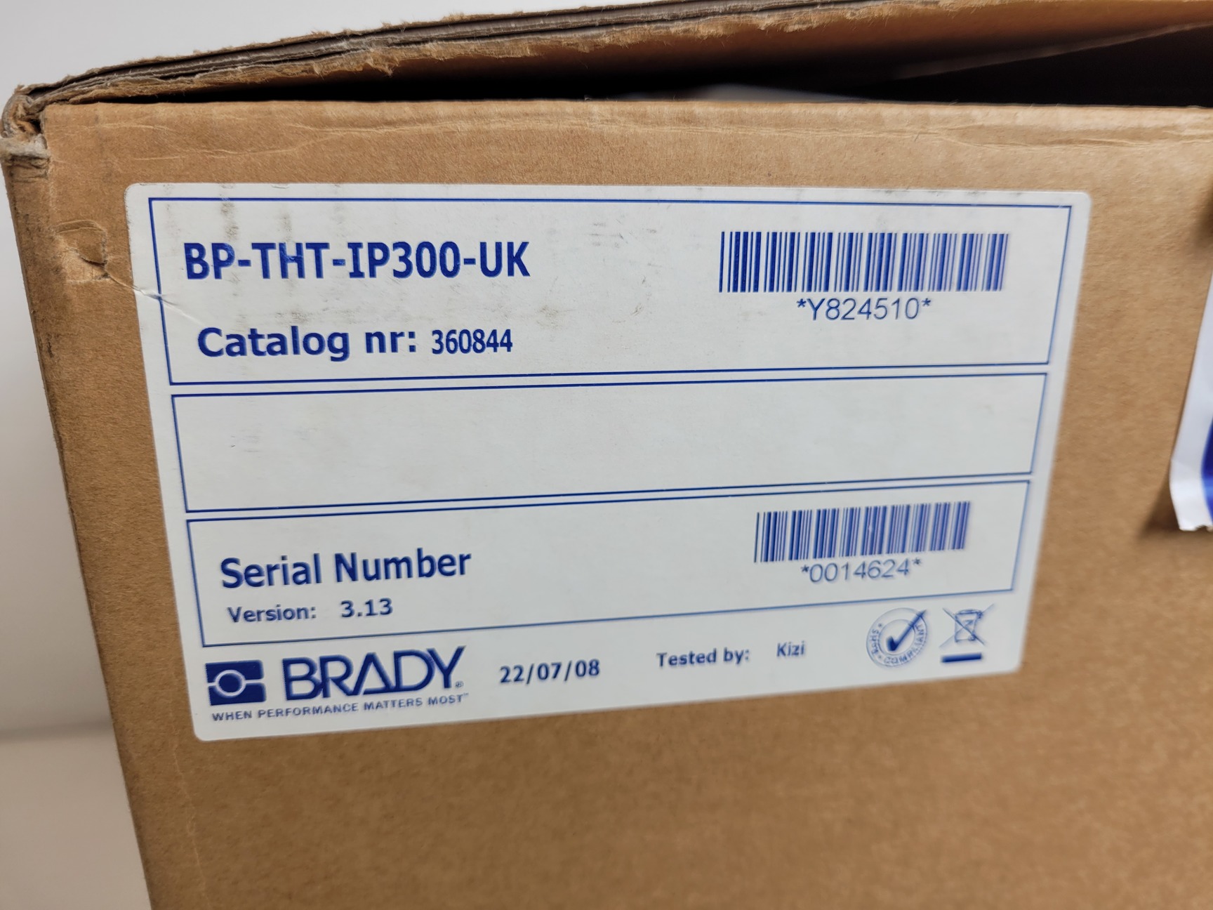 Image of Brady IP Series Brady IP 300 Label Printer 