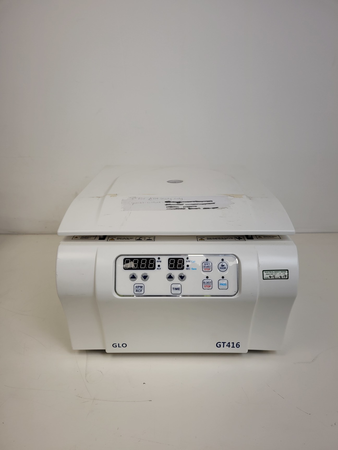 Image of GLO GT416 Low-Speed Benchtop Laboratory Centrifuge with GRS-10-4 Rotor lab