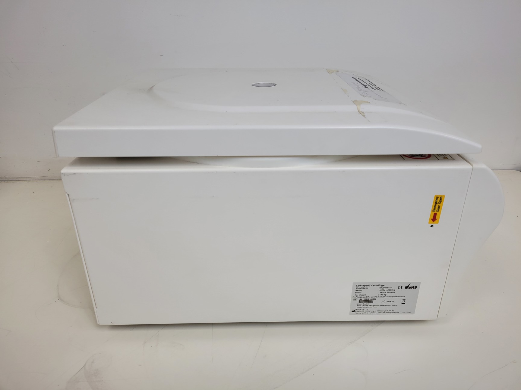 Image of GLO GT416 Low-Speed Benchtop Laboratory Centrifuge with GRS-10-4 Rotor lab