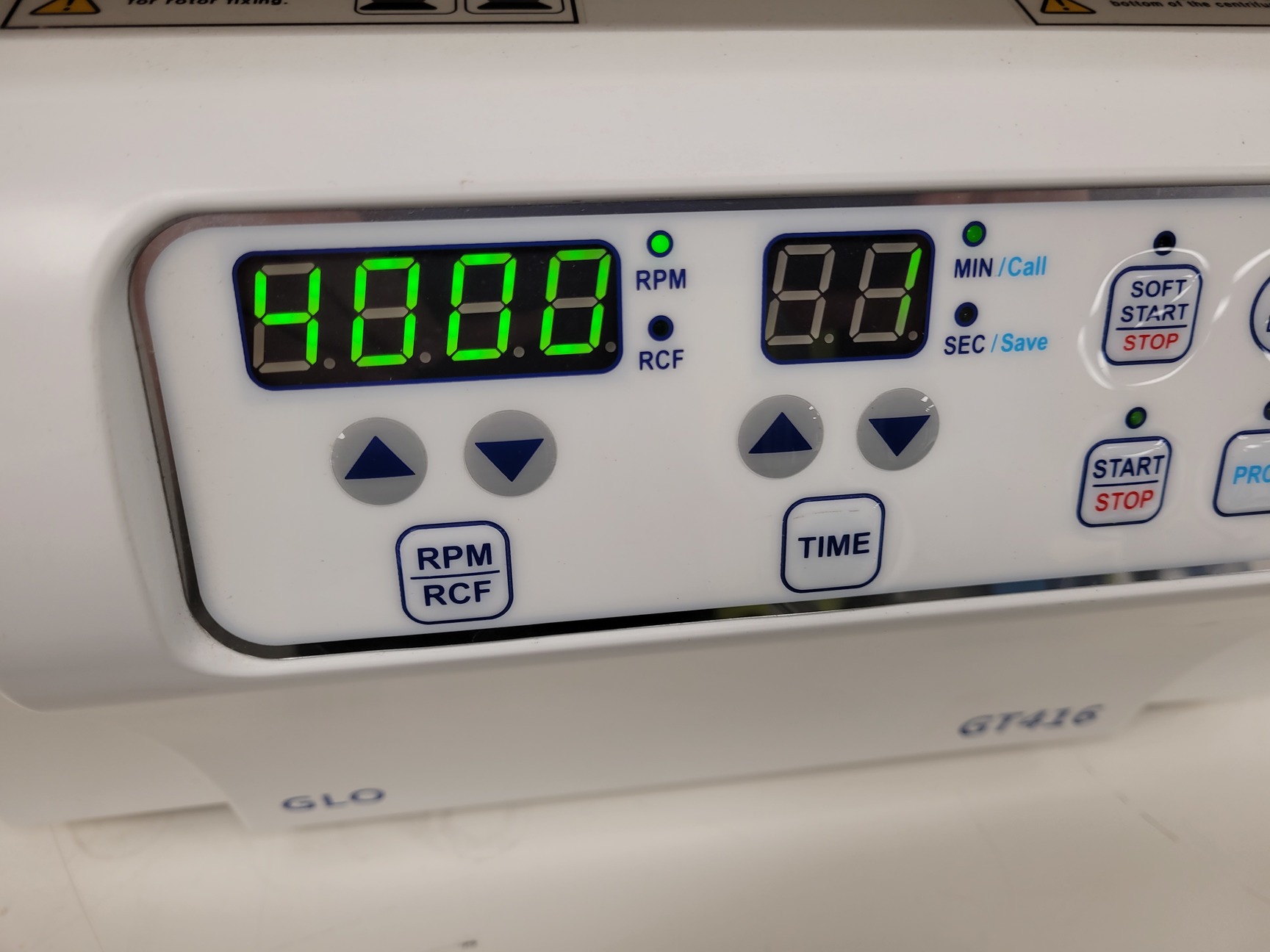 Image of GLO GT416 Low-Speed Benchtop Laboratory Centrifuge with GRS-10-4 Rotor lab