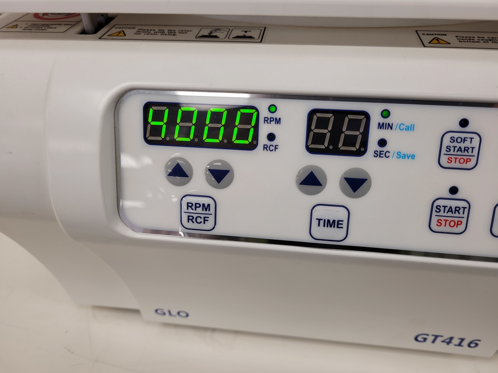 Image of GLO GT416 Low-Speed Benchtop Laboratory Centrifuge with GRS-10-4 Rotor lab