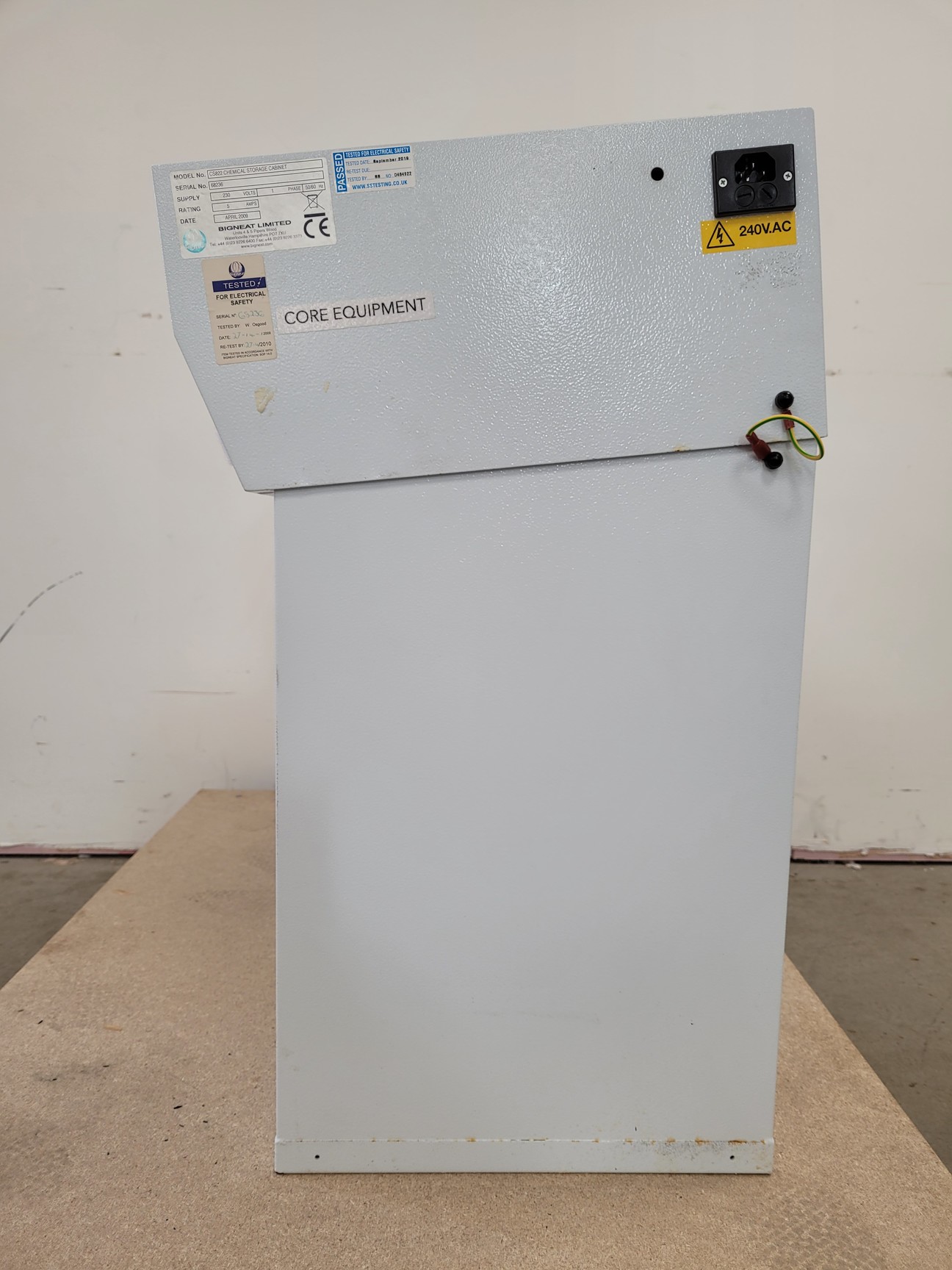 Image of Bigneat Containment Technology Model - CS822 Chemical Storage Cabinet Lab