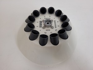 Thumbnail image of Hettich Zentrifugen Angled Rotor  No. 1015 6000rpm  12 x 35g 15ml Tube Slots Lab