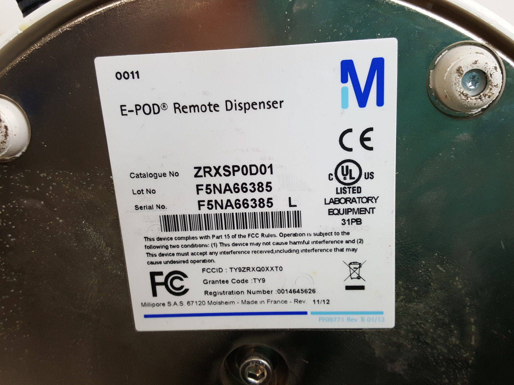 Image of Millipore Elix Advantage 3 Water Purification System with E-Pod Remote Dispenser