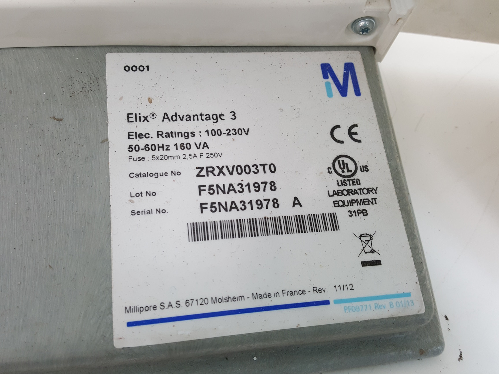 Image of Millipore Elix Advantage 3 Water Purification System with E-Pod Remote Dispenser