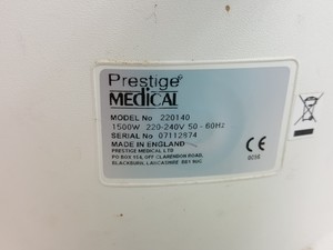 Thumbnail image of Prestige Medical Omega Benchtop Laboratory Autoclave Lab
