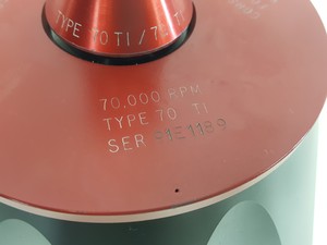 Thumbnail image of Beckman Centrifuge Rotor Type 70 TI  70,000RPM Lab