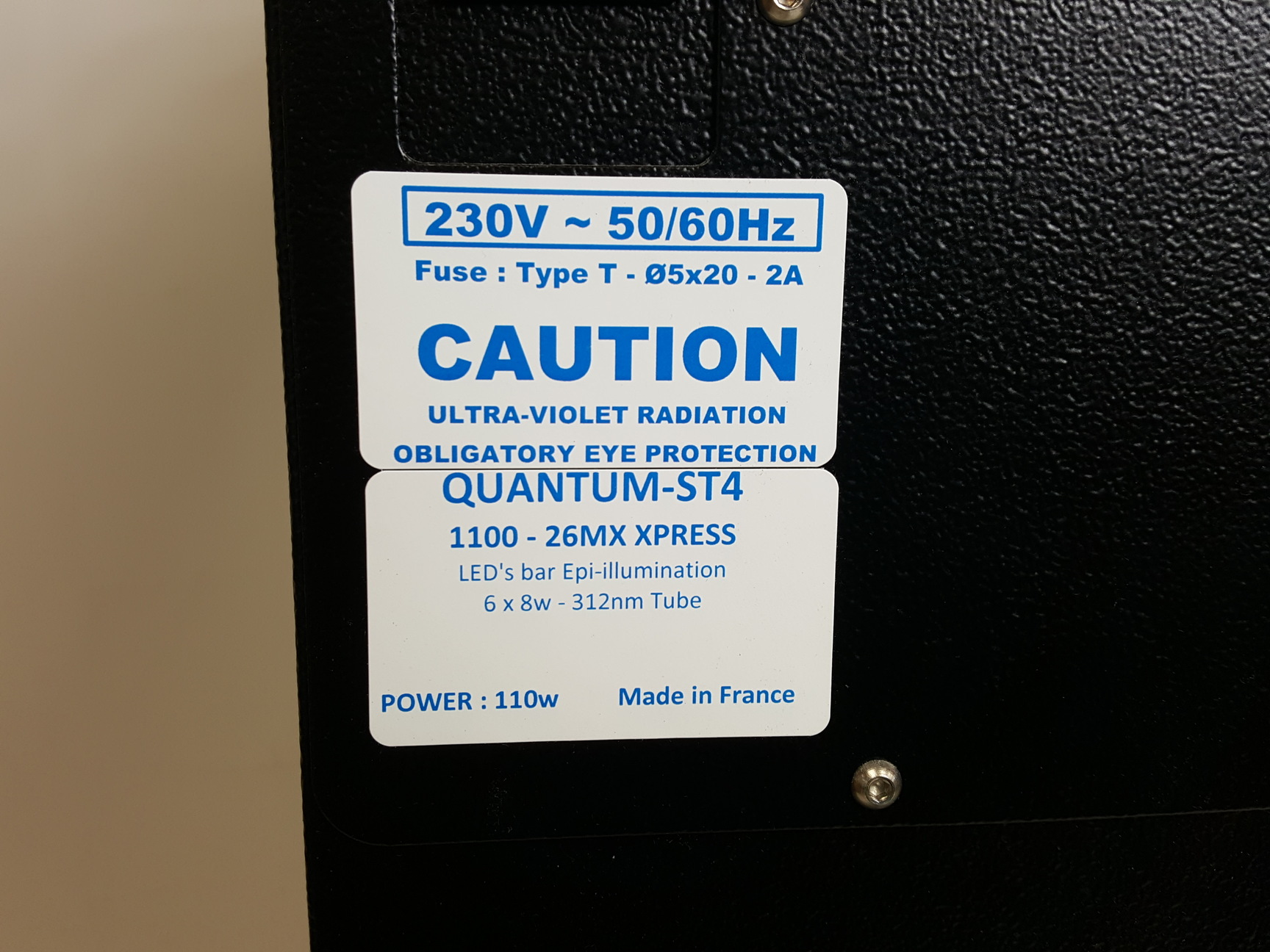 Image of Peqlab Gel Documentation Imaging System Quantum-ST4 1100 - 26MX XPRESS Lab