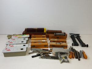 Thumbnail image of Large Lot of Microtome Blades and Tools - Leitz, Jung Heidelberg Lab